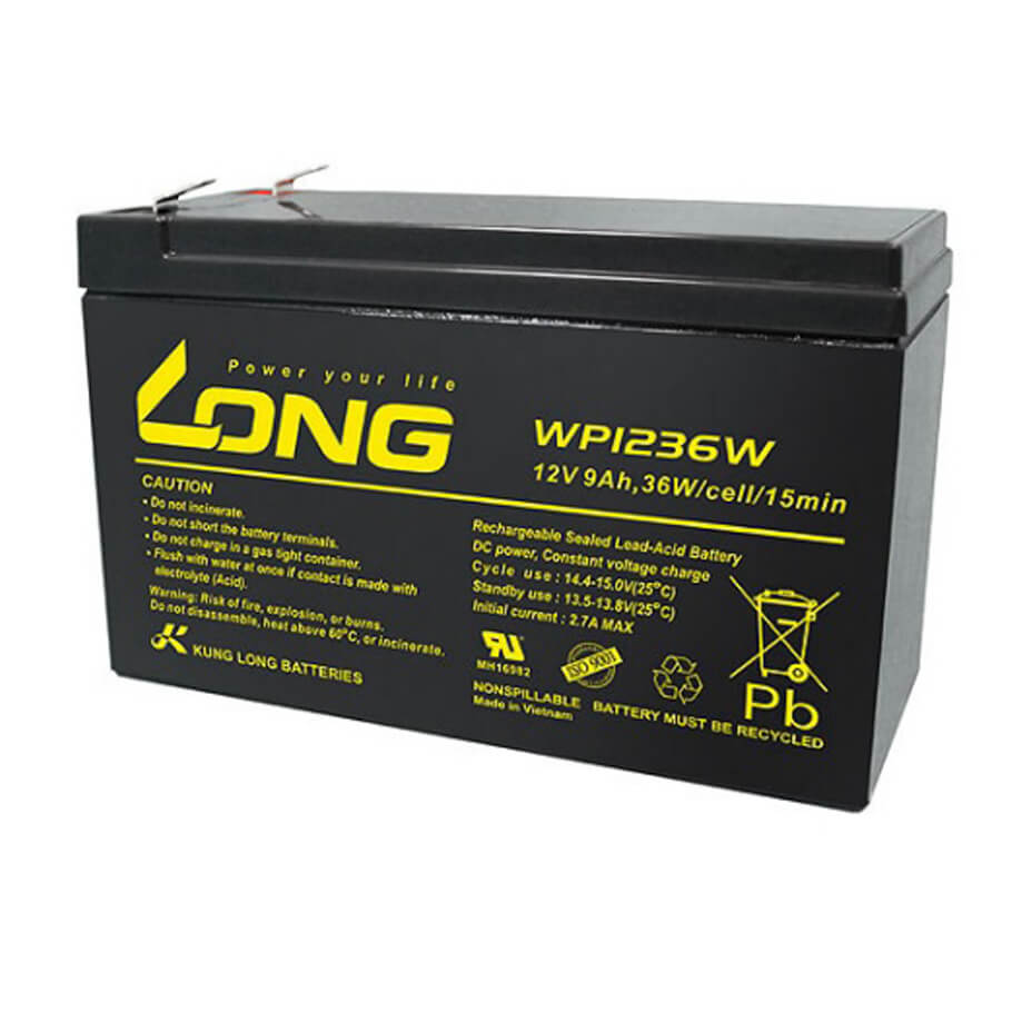 Ắc quy 12V-9Ah Long WP1236W